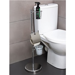 УЦЕНКА Стойка с тремя аксессуарами для туалета, 80 см, хром