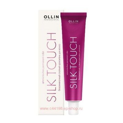 OLLIN SILK TOUCH 7/64 русый красно-медный 60мл Безаммиачный стойкий краситель для волос
