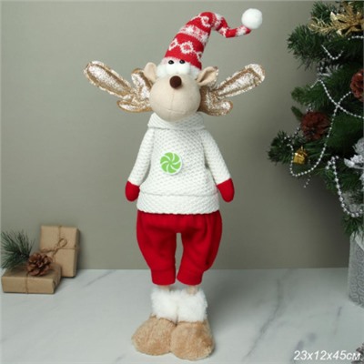 Новогоднее украшение Олень / AW-102 /уп 48/