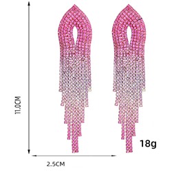 Серьги длинные на гвоздиках арт. 13 1654 (id 259133)