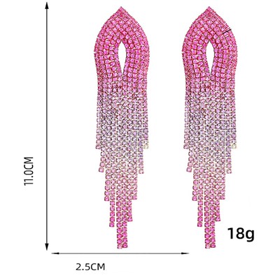 Серьги длинные на гвоздиках арт. 13 1654 (id 259133)