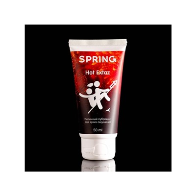 Гель-лубрикант Spring Hot Extaz, интимный, согревающий, 50 мл
