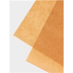 Бумага для выпечки силиконизированная, 40×60 см, пергамент, 500 листов, коричневая