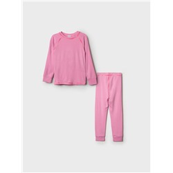 Термокомплект трикот. для девочек: фуфайка (футболка) с длин. рук, брюки