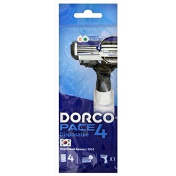 Бритва одноразовая Dorco PACE4 4 лезвия 1шт