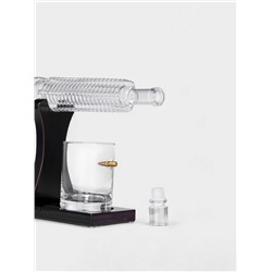 Мини-Бар «Автомат», 750 мл, 2 бокала, на подставке, стекло, дерево