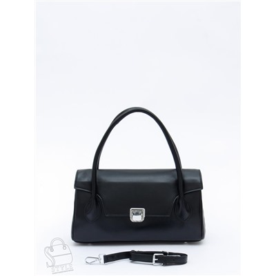 Сумка женская кожаная 0030VG black  Vitelli Grassi