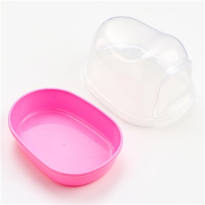 Туалет для грызунов «Пижон», 13×10×10 см, фигурный, пластик, розовый