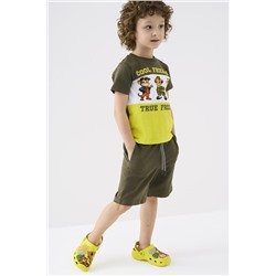 Комплект трикотажный для мальчиков: фуфайка (футболка), шорты PLAYTODAY, 1239804