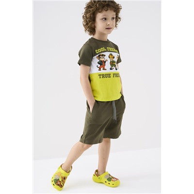 Комплект трикотажный для мальчиков: фуфайка (футболка), шорты PLAYTODAY, 1239804