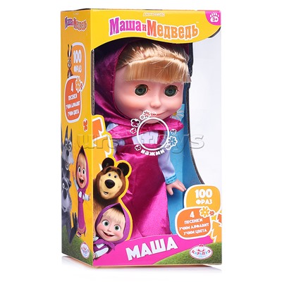 Кукла Маша 25 см, "Маша и Медведь" (озвуч,) в коробке
