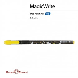 Ручка шариковая 0.5 мм "MagicWrite. Гуси" синяя 20-0240/40 Bruno Visconti