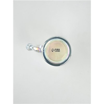 Кружка новогодняя стеклянная «Мечтать», 350 мл, голография