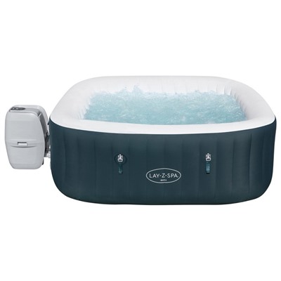 SPA-бассейн Bestway Ibiza AirJet, 180×180×66 см, фильтр-насос, тент, дозатор для химии, аэромассаж, 60015