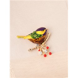 Брошь Птички 4,5 см / GM294 /уп 36/