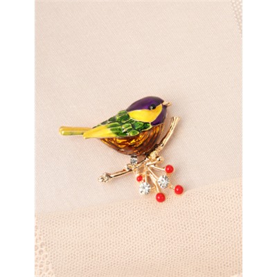 Брошь Птички 4,5 см / GM294 /уп 36/