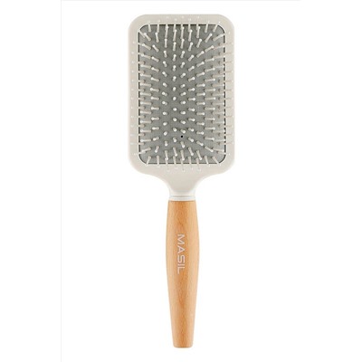 Masil Расческа для укладки волос антистатическая / Wooden Paddle Brush, дерево KRISTALLER, 1127974