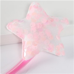 Прядь для волос на заколке «Звездочка» 20 см, My Little Pony