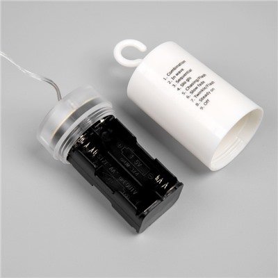 Фигура светодиодная «Салют», от батареек ААx4, 120 LED, свечение белое