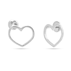 Серьги из серебра без вставки, Ю-25011р (1)