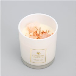 Ароматическая свеча в стакане Scented Candle, английская груша и фрезия