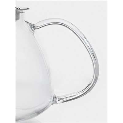 Заварочный чайник Magistro «Жак», 700 мл, металлическое сито, стекло, прозрачный