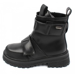 AL7870 черн Ботинки зима для девочек (33-38)/6