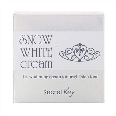 Secret Key, Snow White Cream, отбеливающий крем, 50 г