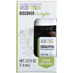 Aura Cacia, Discover Eucalyptus .25 fl oz (7.4 ml)