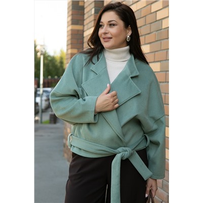 Пальто укороченное Хайт (фисташка) Б14339-7М