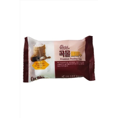 Ekel Косметическое пилинг-мыло для лица и тела с экстрактом риса / Grain Peeling Soap, 150 г KRISTALLER, 1113987