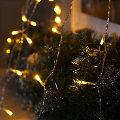 Светодиодная фигура «Комета» 3.5 м, пластик, 9 нитей, 31 В, свечение оранжевое