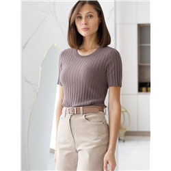 Джемпер тонкой вязки из вискозы с нейлоном