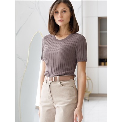 Джемпер тонкой вязки из вискозы с нейлоном