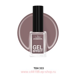 JEANMISHEL Лак Nude collection с эффектом геля тон 353 глубокий тауп 12мл
