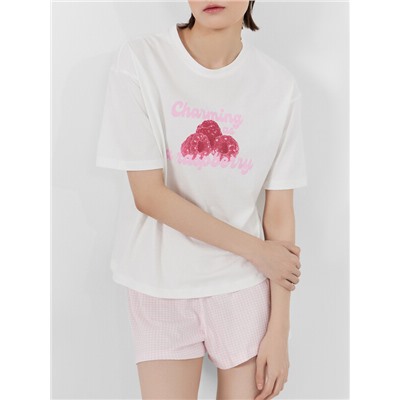 КОМПЛЕКТ ЖЕНСКИЙ (ДЖЕМПЕР, ШОРТЫ) 592591