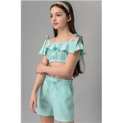 Летний костюм с шортами для девочки Happyfox