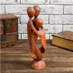 Фигурка «Семья», 30×8×8 см, дерево, коричневая