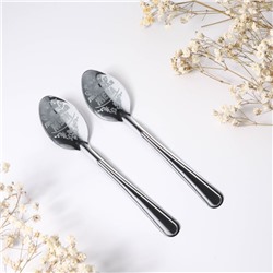 Ложки с гравировкой, набор «Счастливой паре», 15.5×25.5 см, 2 шт.