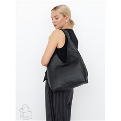 Сумка женская кожаная 5971Q black Polina&Eiterou