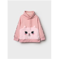 Толстовка с начесом для девочки