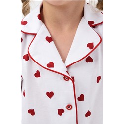 Пижама Пигалица кант для девочки подростка со штанами и рубашкой