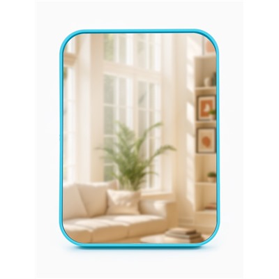 Зеркало настольное, прямоугольное, 11.5×15.5×1.2 см, МИКС