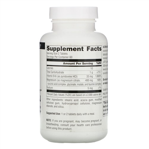 Source Naturals, Ultra-Mag, 120 таблеток