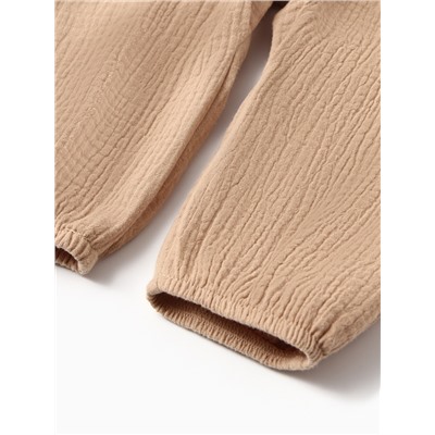 Комбинезон «Крошка Я. Муслин», рост 68-74, бежевый