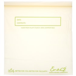 Earth's Natural Alternative, Compostable Resealable Bags, Gallon Size, 50 Count