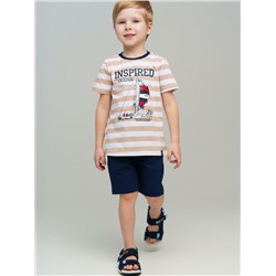 Комплект трикотажный для мальчиков: фуфайка (футболка), шорты