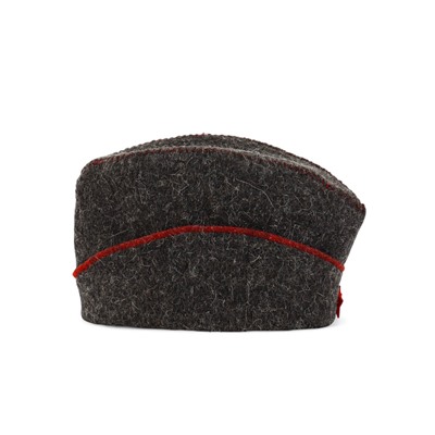 Шапка для бани и сауны «Пилотка», полиэфир 70%, шерсть 30%