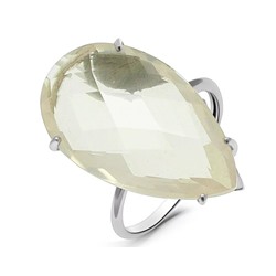 Кольцо из серебра розовый кварц, Мистика