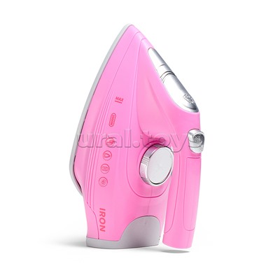 Бытовая техника "Утюг с гладильной доской" в коробке( цвет розовый)